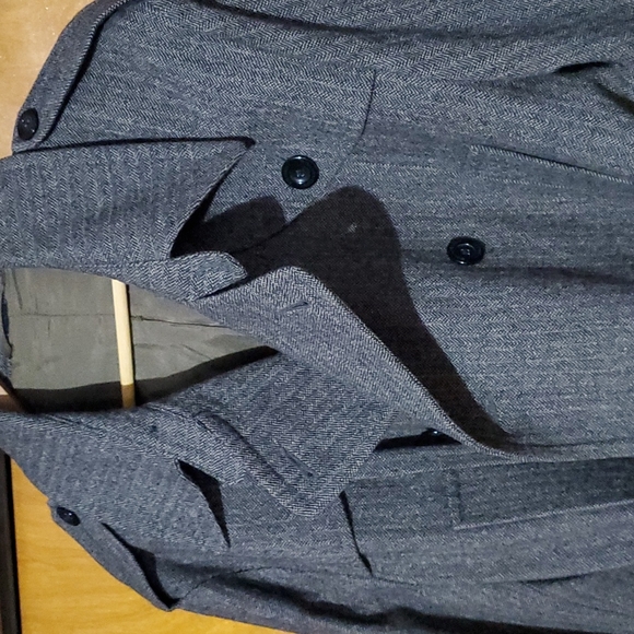 French Connection Tweed Trench Coat - Picture 2 of 9